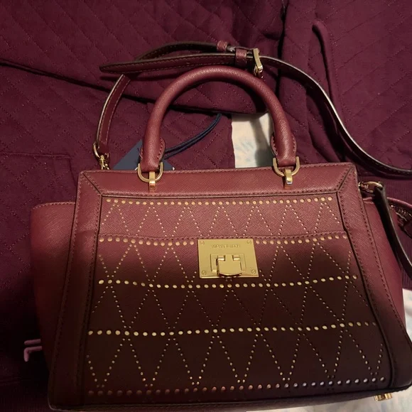 Fila Burgundy Quilted Tracksuit - Picture 9 of 16